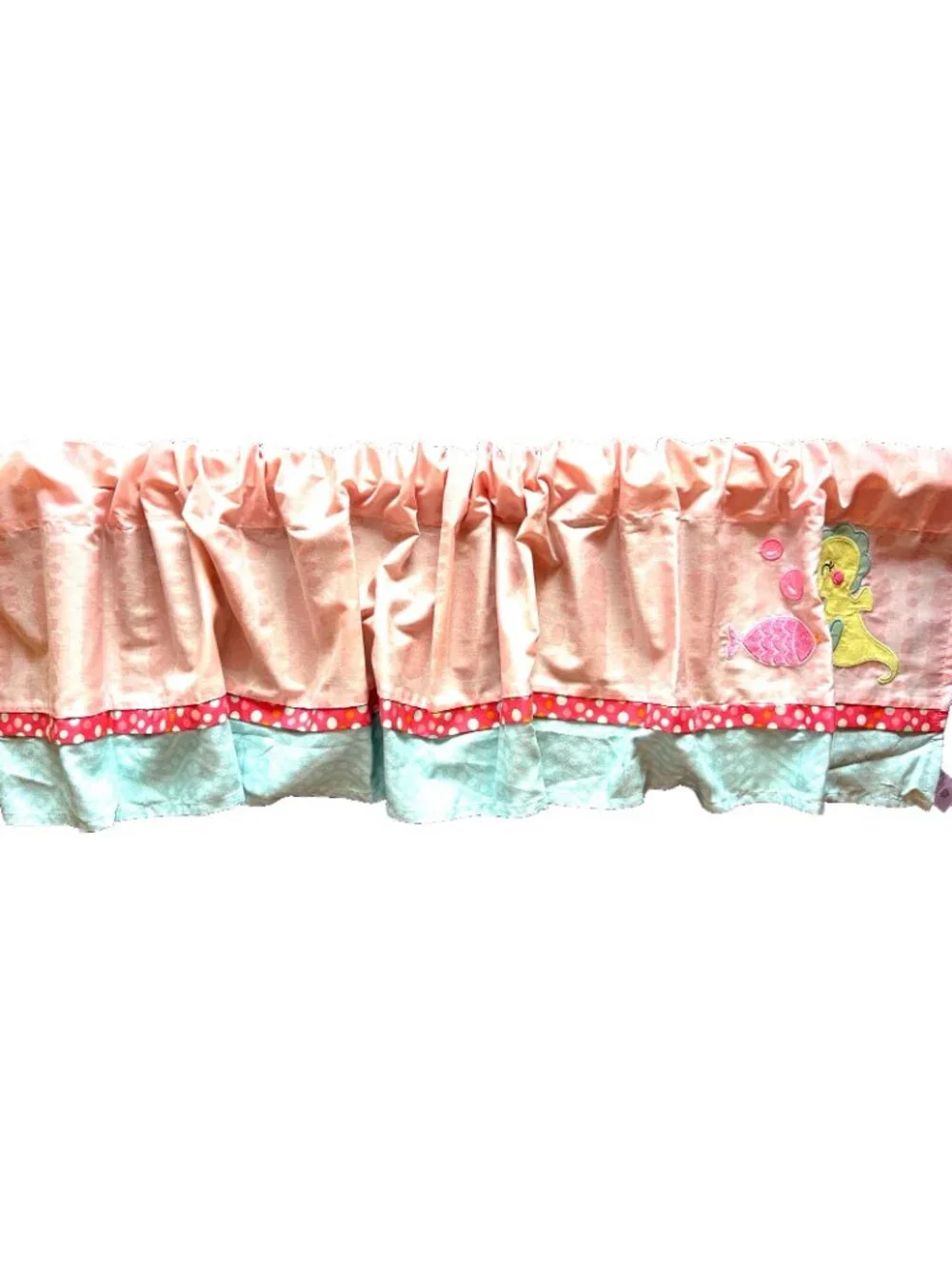 Carter's Sea Collection Window Valance Seahorse Fish Nursery 3